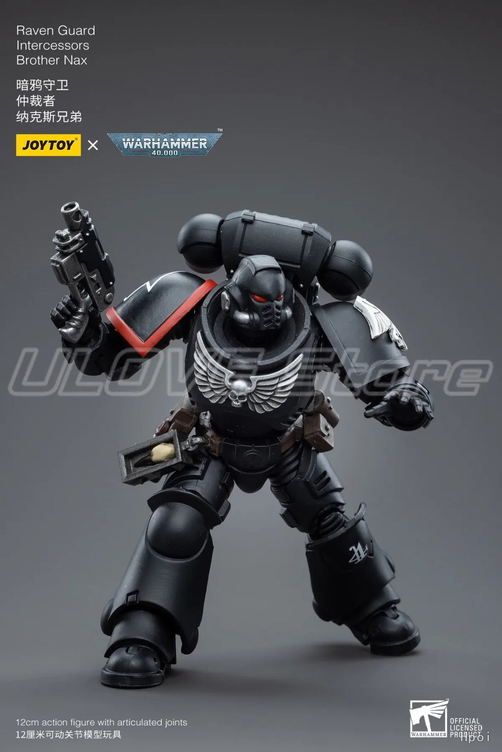 In Stock Original JOYTOY Warhammer 40K Raven GuardIntercessorsBrother Nax 1/18 Action Figure Gift Toys Model
