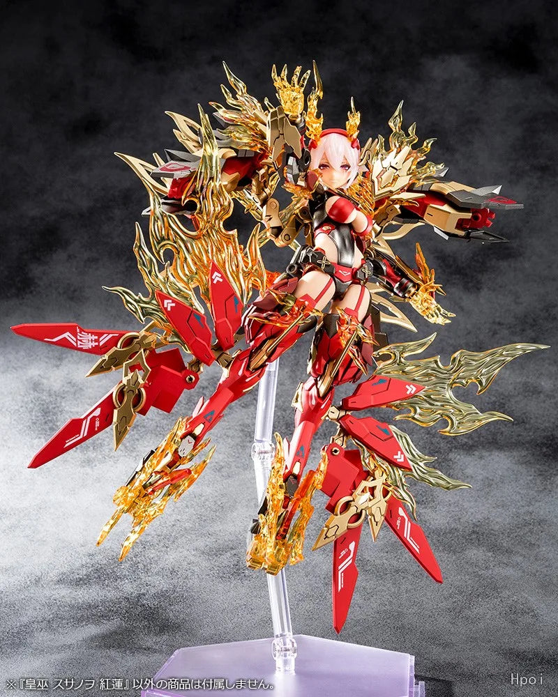 Original in Stock KOTOBUKIYA Megami Device Royal Witch Susanoko Honglian 1/1 Figures Model Toys Gifts Collection Ornaments