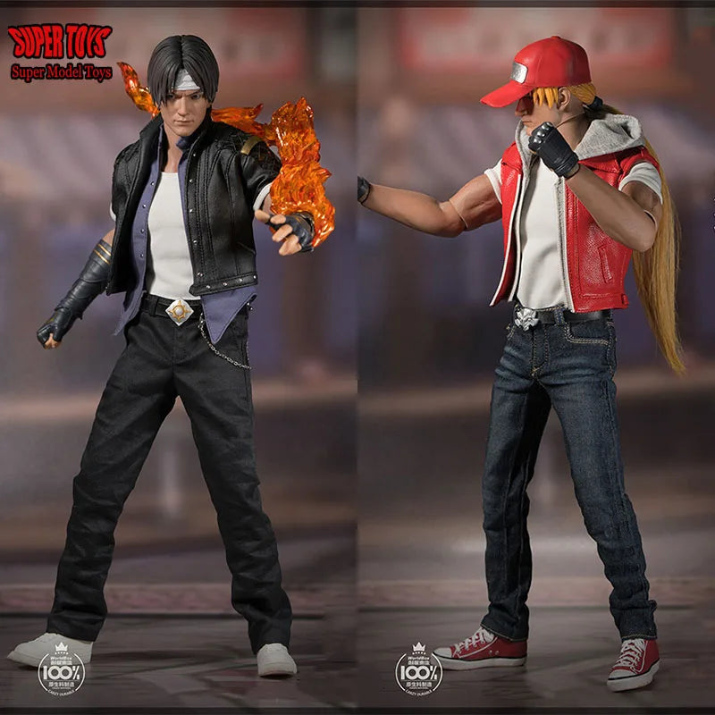 WorldBox 1/6 Male Soldier The King Of Fighters Kyo Kusanagi Terry Bogard 12inch Classic Fighting Game Action Figure Dolls