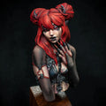 Resin Model figure Bust, 1/10 Ash Cyber Succubus, GK, Fantasy Theme, Unassembled and unpainted kit