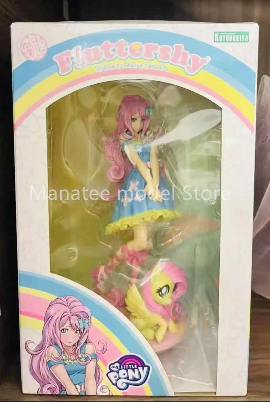 Kotobukiya Original MY LITTLE PONY Bishoujo Fluttershy 1/7 PVC Action Figure Anime Model Toys Collection Doll Gift