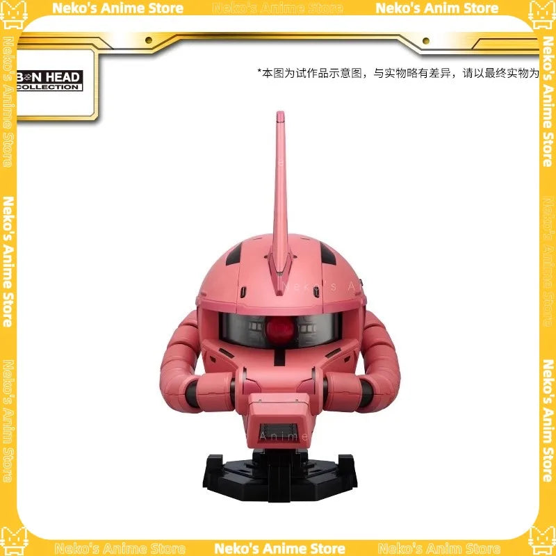 【In Stock】BANDAI Tides BN HEAD Collection VOL.3 Char's Zaku II Anime Model Trendy Toys Desktop Doll Collectibles gift