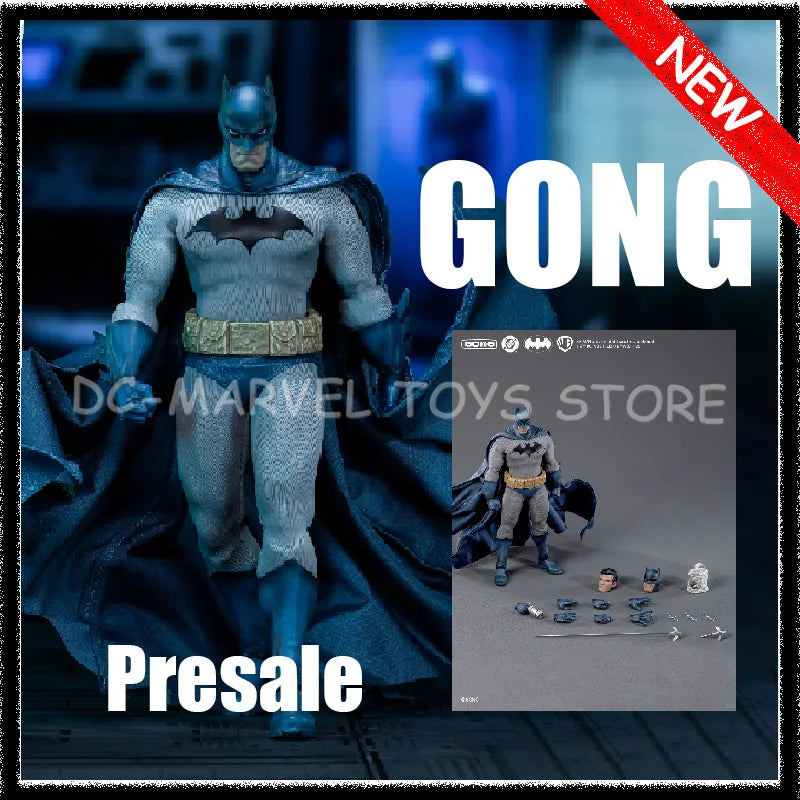 In Stock GONG Studio 17.5cm Batman Hush Bat Man Tailored Fabric Suit Anime Action Figures Pvc Collection Figures Gifts Toys