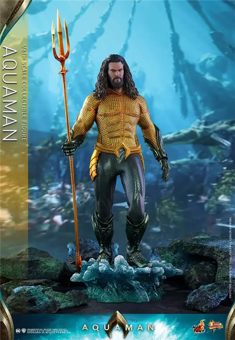 Original HOTTOYS HT 1/6 MMS518 Aquaman 2.0 Arthur Joseph Curry Action Figure Model Toys33CM Collection Decoration Gift