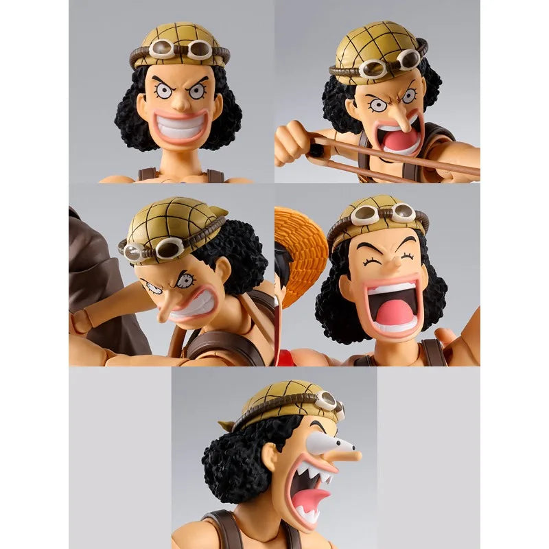 Bandai S.H.Figuarts SHF One Piece Usopp Romance Dawn Anime Action Figure Model Toys