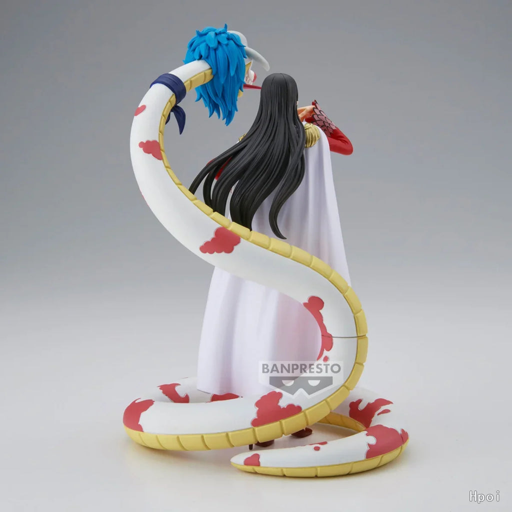In Stock BANDAI Original BANPRESTO DXF THE GRANDLINE SERIES EXTRA Boa Hancock Figure Anime One Piece Model Genuine Toy