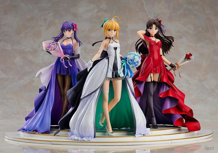Original in Stock GSC Fate/stay Night Sakura Matou Tohsaka Rin Altria Pendragon 1/7 Figures Model Toy Gift Collection Ornament