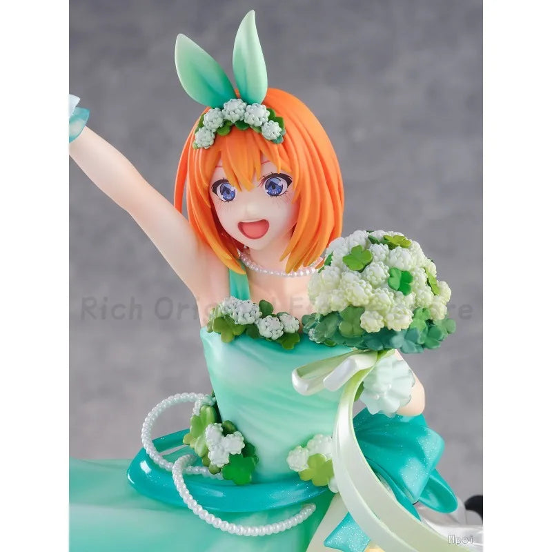 SSF The Quintessential Quintuplets Nakono Yotsuba -Floral Dress Ver 26.1cm 1/7 Anime Characters Model Figures Collection Holiday