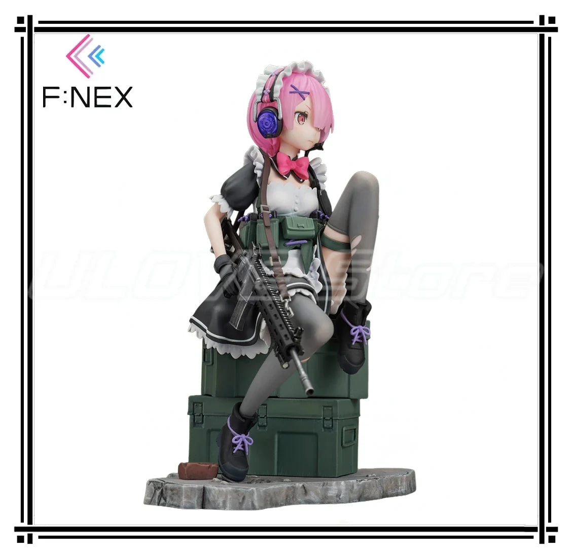 Original F:NEX Re: ZERO - Starting Life in Another World Ramu 1/7 Animation Figure Model Toys Gifts Collection