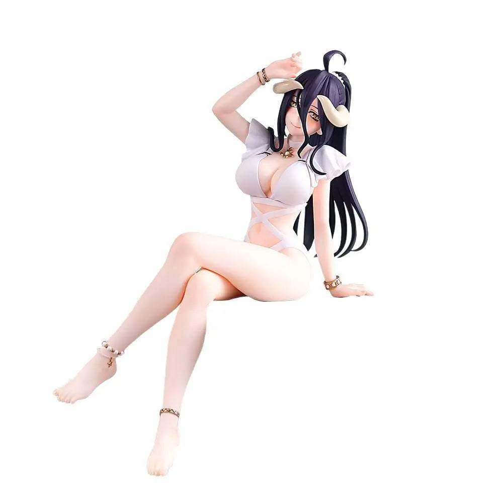 Sexy Swimsuit Albedo Figure Anime Girl Model High Quality Desktop Collectible for Adults