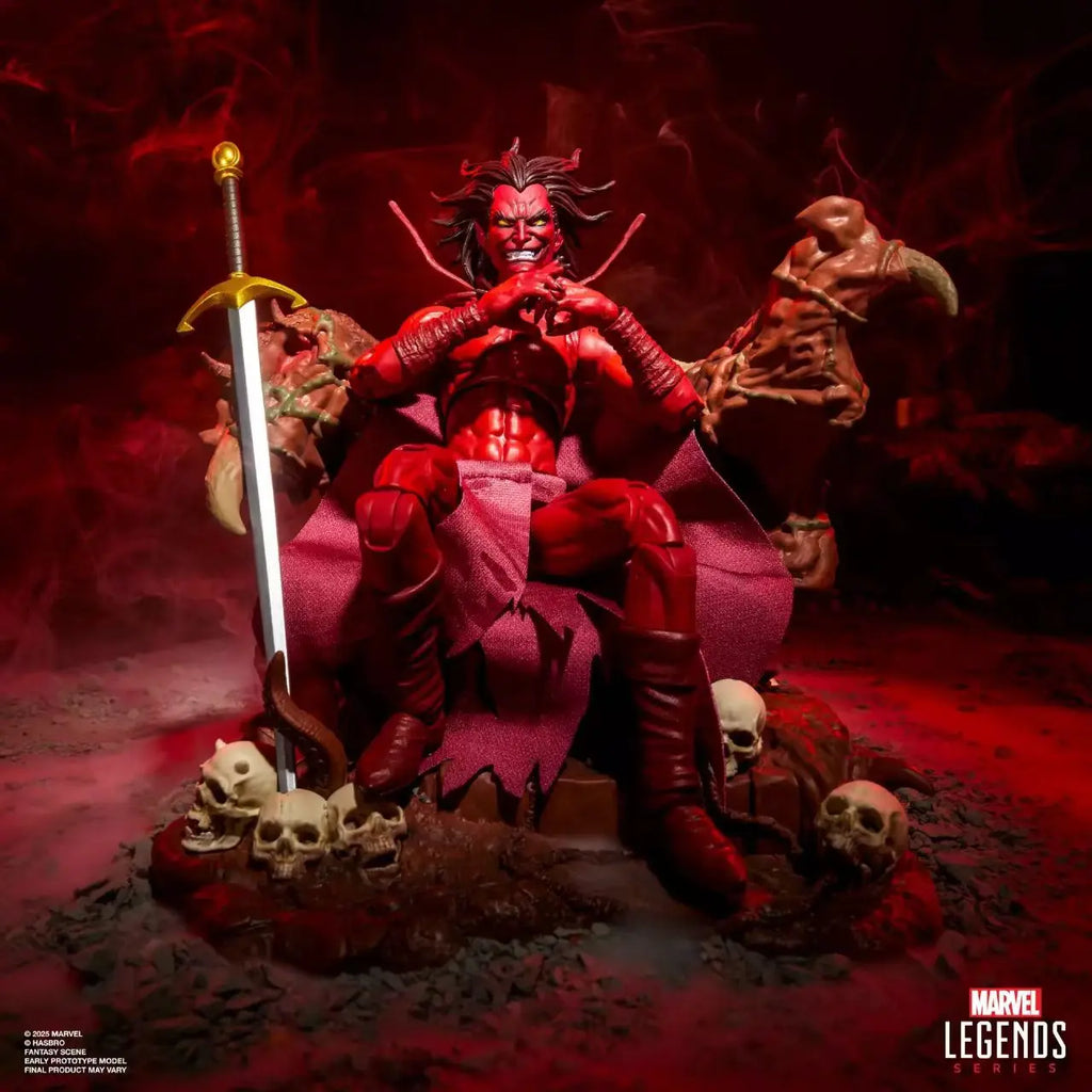 【Pre Sale】Original Hasbro Marvel Legends Series Mephisto Hell Throne Set ML Anime Figure Toy Collection Model