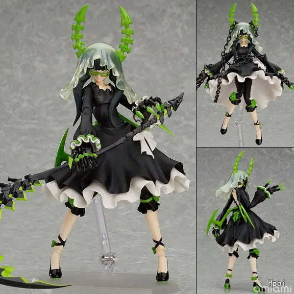 Original Max Factory Figma#172 BLACKROCK SHOOTER Dead Master Anime Figure Model Toy Gift Collection