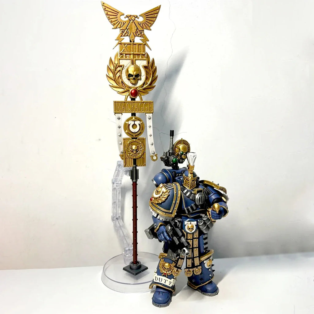JOYTOY Warhammer 30K Action Figure 1/18 Ultramarines Remus Ventanus Anime Figurine With Articulated Joints Model Collection Toys