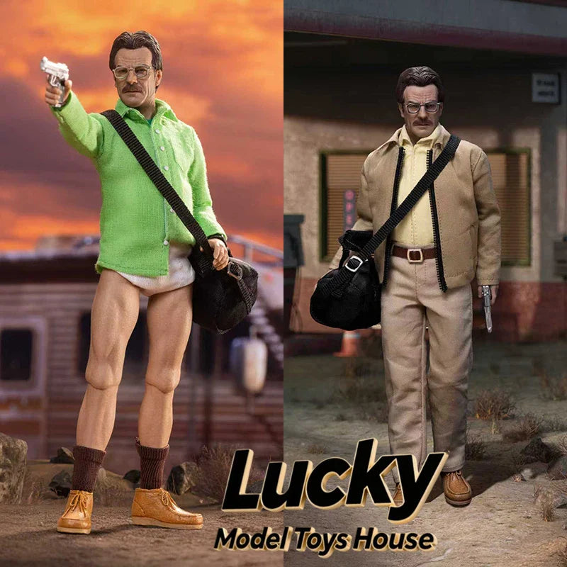 Manipple Studio 1/12 Sammlerstück "Old White Cloth" Actionfigur Breaking Bad Chemielehrer 6 Zoll Mann Soldat Modell Geschenke