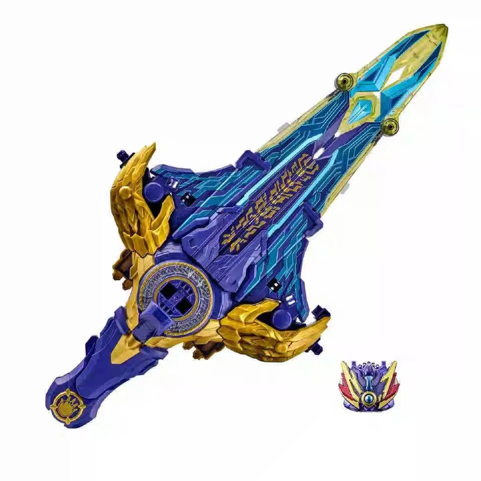 Bandai Genuine DX No.1 SENTAI GOZYUGER TEGASWORD Leon Buster 50 Sentai Ring Figure Toys Gift Collectible Model