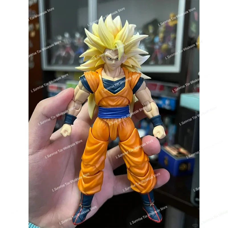 Beast Deities Kong Studio Dragon Ball Z SHF Super Saiyan 3 SSJ 3 Son Goku Vegito Vegetto Anime Action Figures Models Gifts Toys