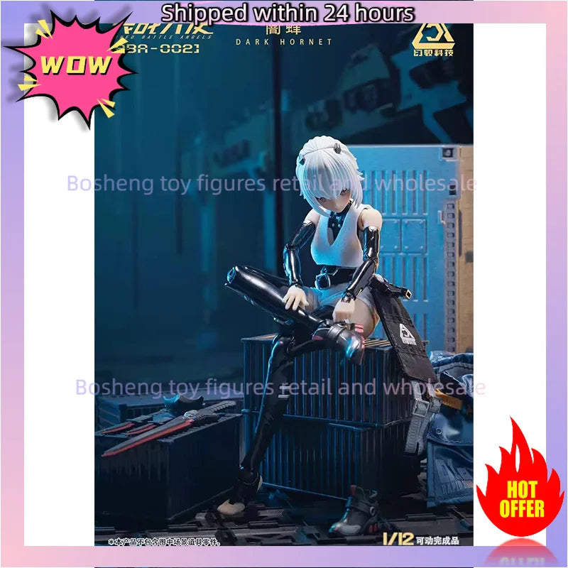 11 Original LOSCONT Armed Battle Angels ABA 002 Dark Hornet 1/12 Scale In Stock Anime Action Collection Figures Model Toys