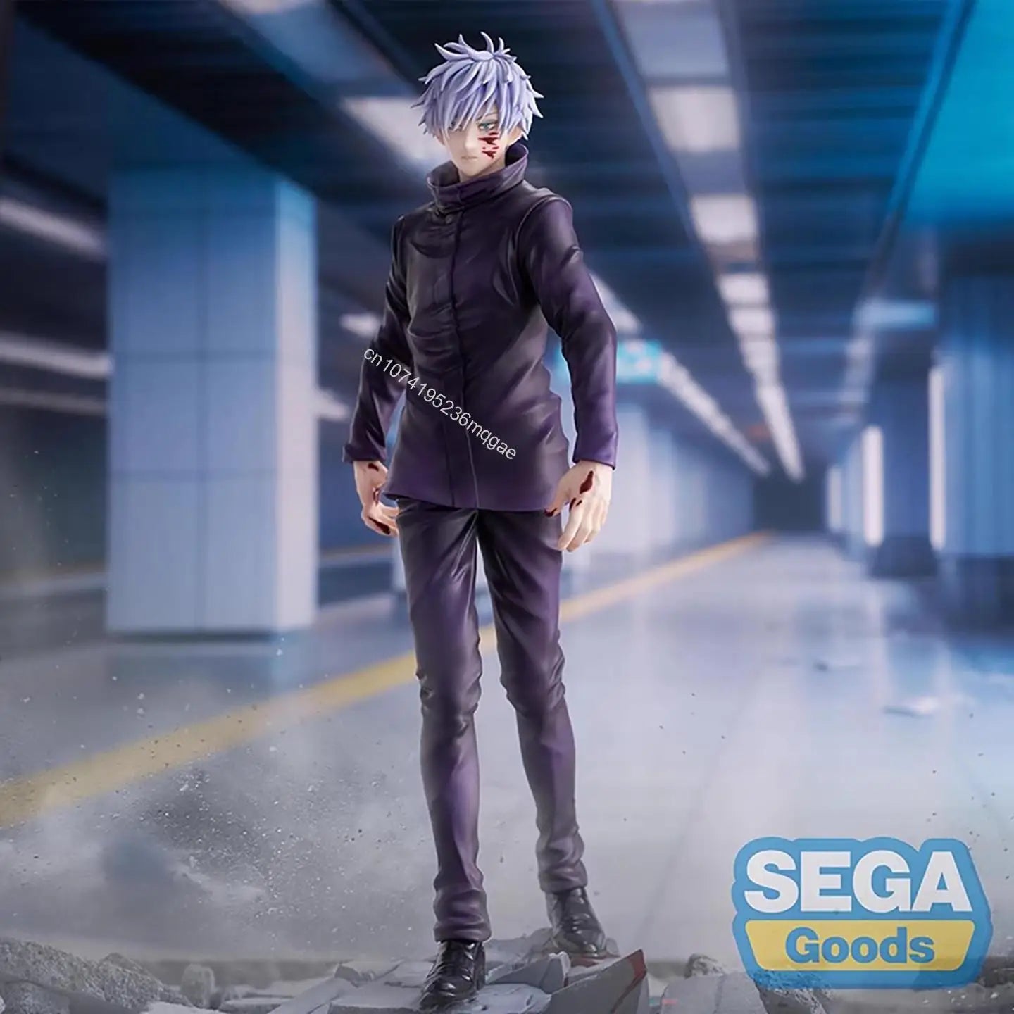 In stock Original jujutsukaisen Luminasta Gojo Satoru Anime Figure Model Toy Desktop ornaments Collections Christmas Gift