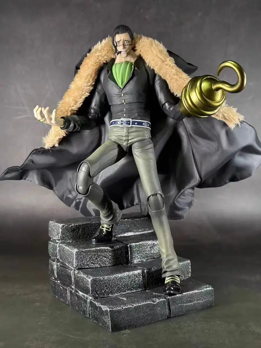In Stock VAH One Piece Sir Crocodile Customized MR.0 MR 0 Crocodile Variable Action Héroes Overcoat Anime Figure Model Toy