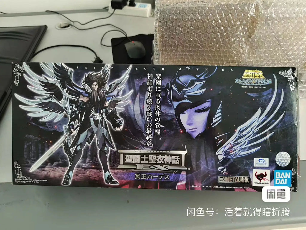 Original Bandai Saint Seiya Cloth Myth Ex Hades Chapter Figure Anime Pvc Action Figurine Armor Statue Model Doll Toys Xmas Gift