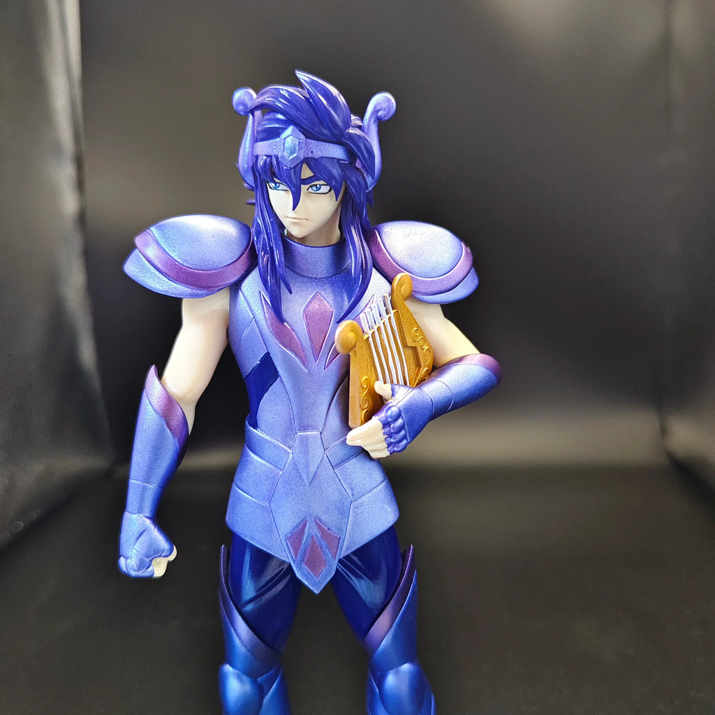 Saint Seiya Wraith Saint Silver Saint Lyra Orpheus Resin Figure Model Toy