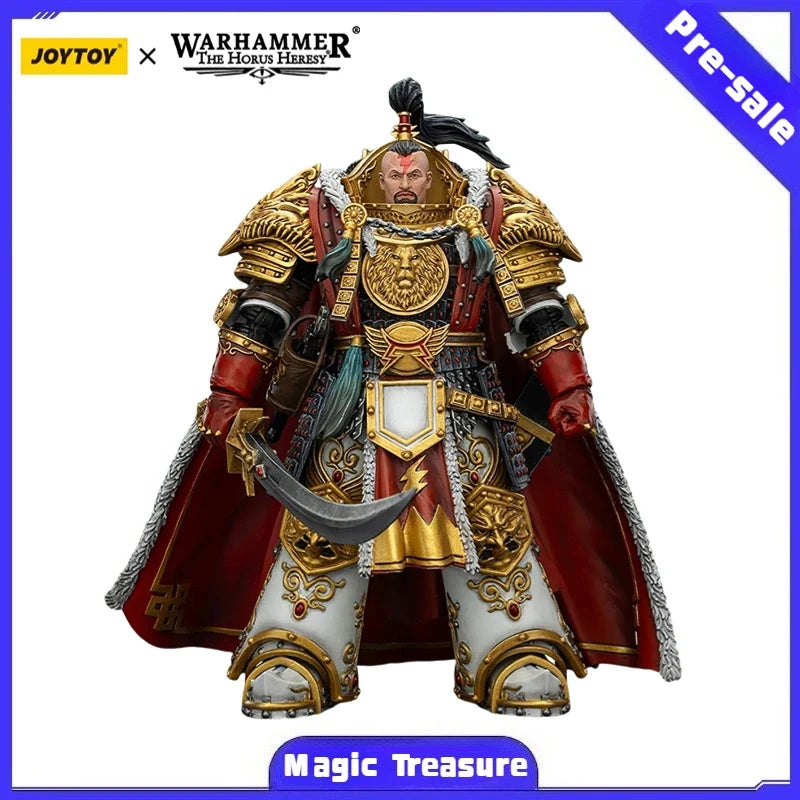 【Pre-sale】JOYTOY Warhammer40K The Horus Heresy White Scars Jaghatai Khan Primarch of The Vth Legion 1/18 Action Figure Toy