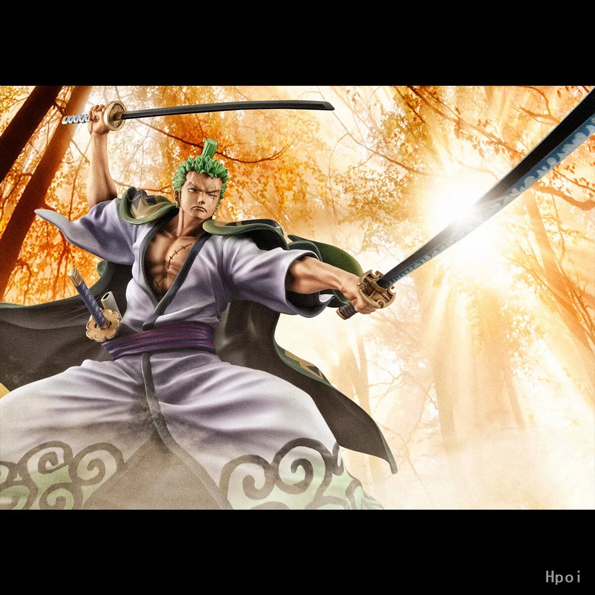 In Stock Original MegaHouse POP One Piece "Warriors Alliance" Zoro Juro Anime Doll Figure Model Toys Gifts