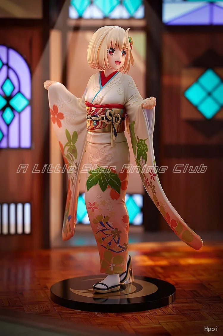 In Stock Original KADOKAWA KDcoll Lycoris Recoil Nishikigi Chisato Kimono Animation Figures Model Collection Ornaments Toys