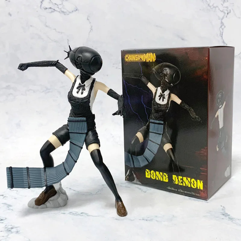 18cm Chainsaw Man Reze Hen Demon Anime Figure Denji/Power Action Figure Aki Hayakawa/Makima Bunny Girl Figurine Model Doll Toys
