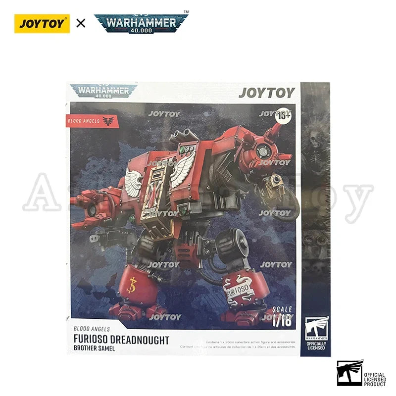 JOYTOY 1/18 Action Figure Mecha 40K Blood Angels Furioso Dreadnought Anime Collection Model Toy Gift