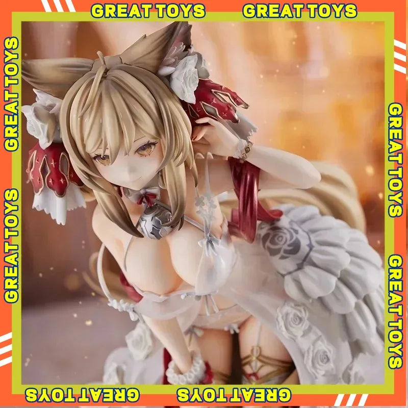 Original Union Creative Figures Dress Girl Cat Lady Neko Figures Anime Model PVC 25CM Decoration Collectible Doll Statuette Gift