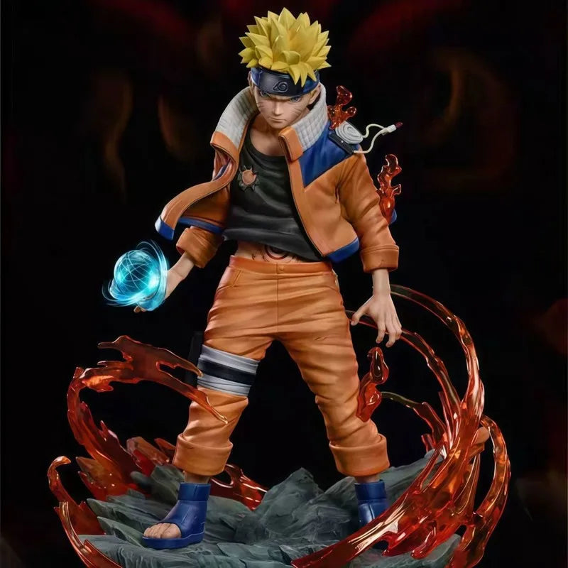 New Naruto Shippuden Premium Gk Nine-Tails Stand Alone Youth Series Naruto Uzumaki Interchangeable Head Collectible Figure Gift