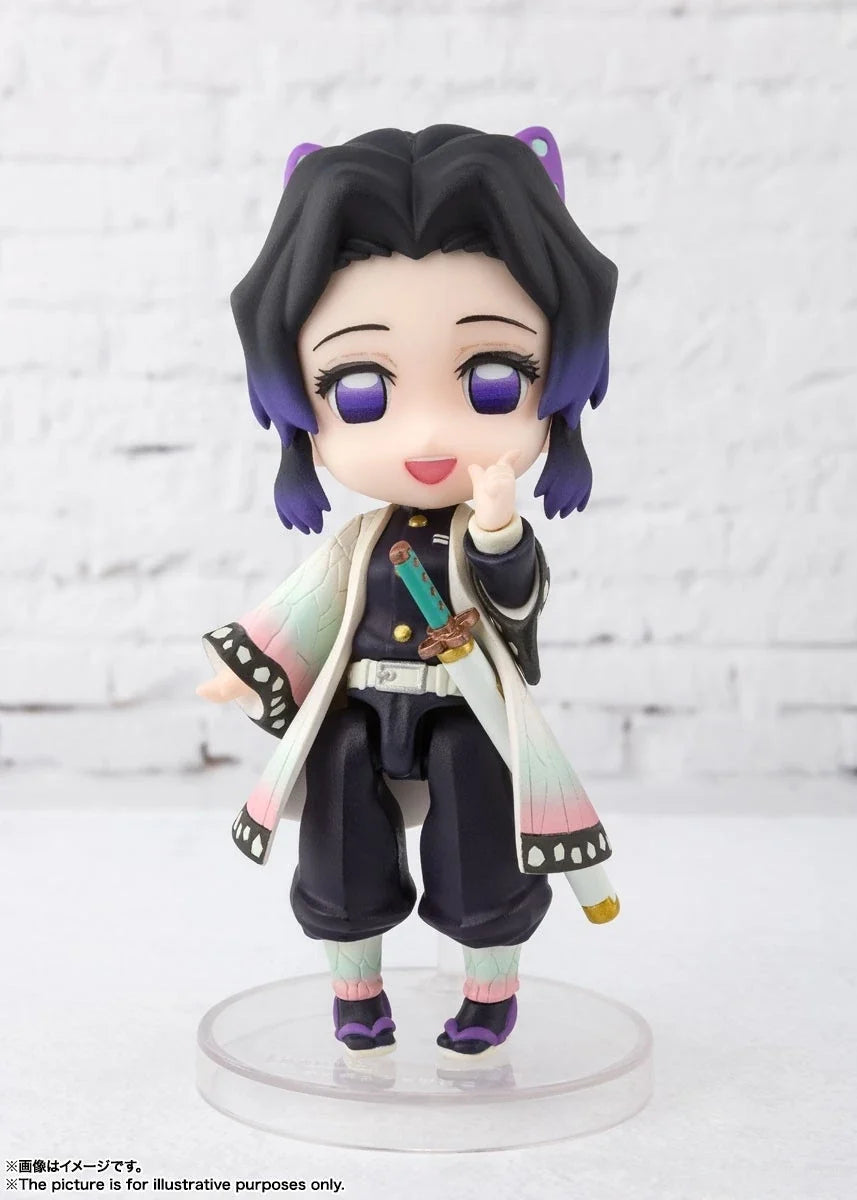 Bandai Genuine Demon Slayer Kochou Shinobu Action Figures Model Figuarts Mini Series Doll Toy Collectible Gift Children Original