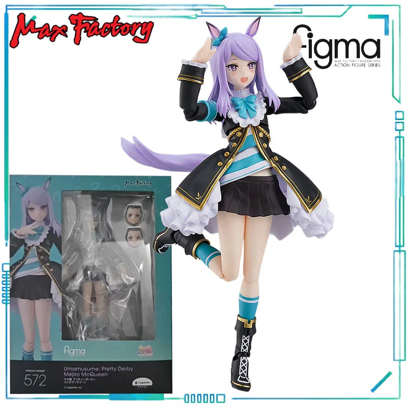 Max Factory Genuine Figma Series PrettyDerby Anime Gold Ship und Mejiro McQueen Proportional Humanoid, Alle Altersgruppen, bewegliches Modellspielzeug