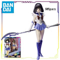 BANDAI Original S.H.Figuarts Beautiful Girl Warrior Crystal Series Tuxedo Mask\Black Lady Action Figure Model Toys Gifts Fo Boys