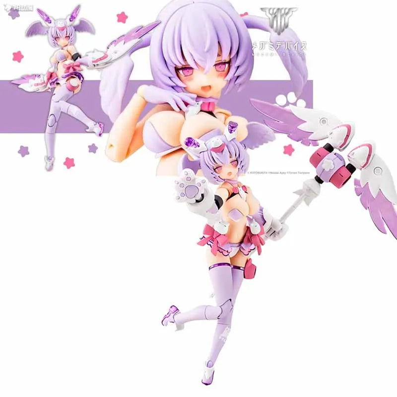 IN STOCK Kotobukiya MEGAMI DEVICE PUNI MOFU XIAO PUNI MOFU LANG Anime Action Figure Assembly Model Toys Collectible Model
