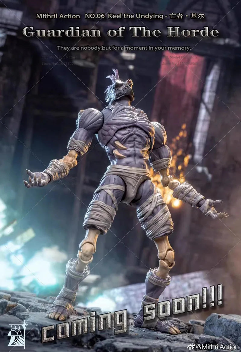 Grey Knight 1/10 Scale Collectible Mithril Action NO.06 Keel the Undying Guardian of The Horde Anime Action Figure Model Toys