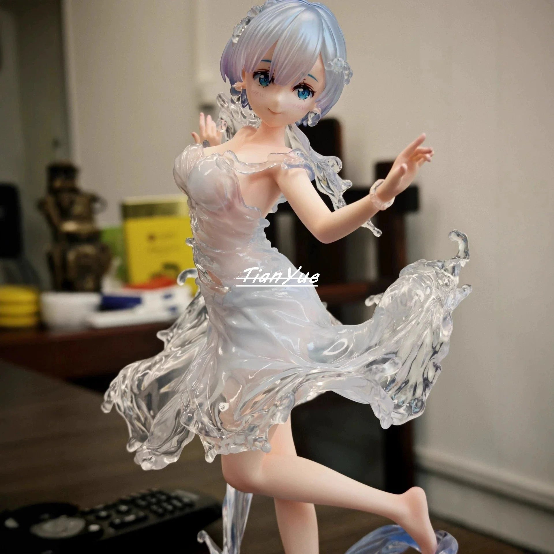 Anime Rem Aquadress Re:Life in a different world from zero Cute Girl PVC Action Figure Model Doll Toys 24cm
