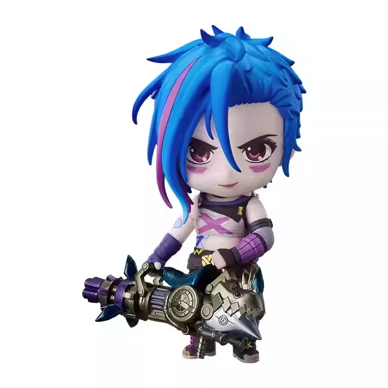 Original Jinx Arcane Ver. Chibi Action Figure Model Collectible Gift For Fans