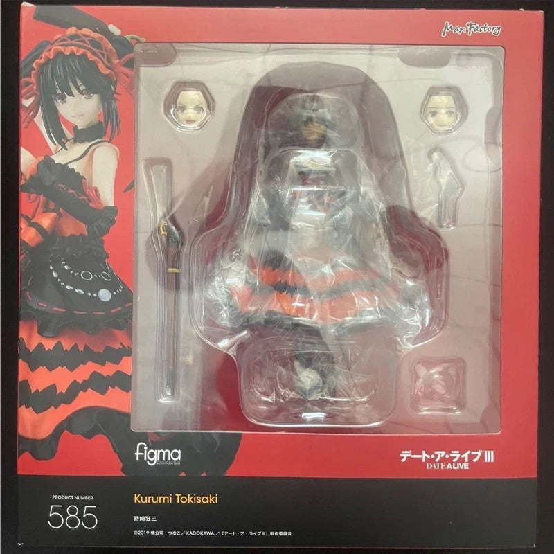 24cm KDcolle Date A Live Kurumi Tokisaki Anime Girl Figure Date A Bullet Yatogami Tohka Action Figure Adult Sexy Model Doll Toys