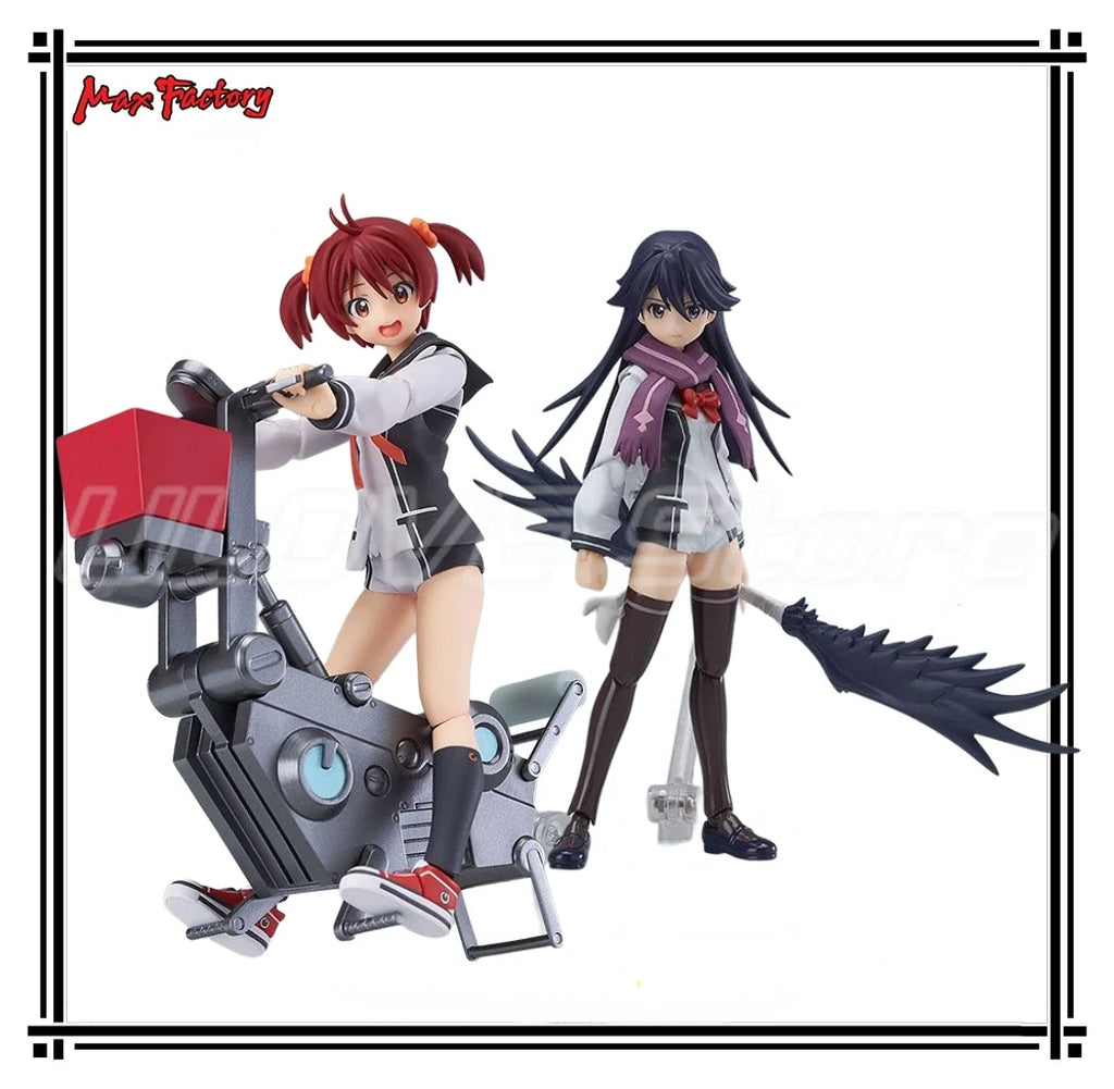 Original Max Factory Figma Vividred Operation Akane / Black Riding Action Figures Anime Figures Models