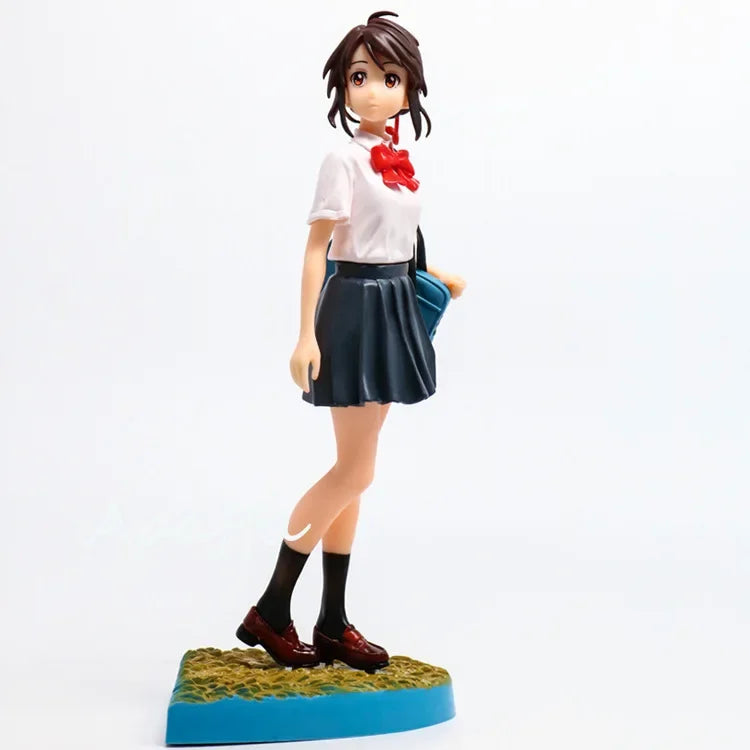 22cm Your Name Anime Figure Tachibana Taki/Miyamizu Mitsuha Action Figure Hodaka Morishima/Hina Amano Figurine Model Doll Toys