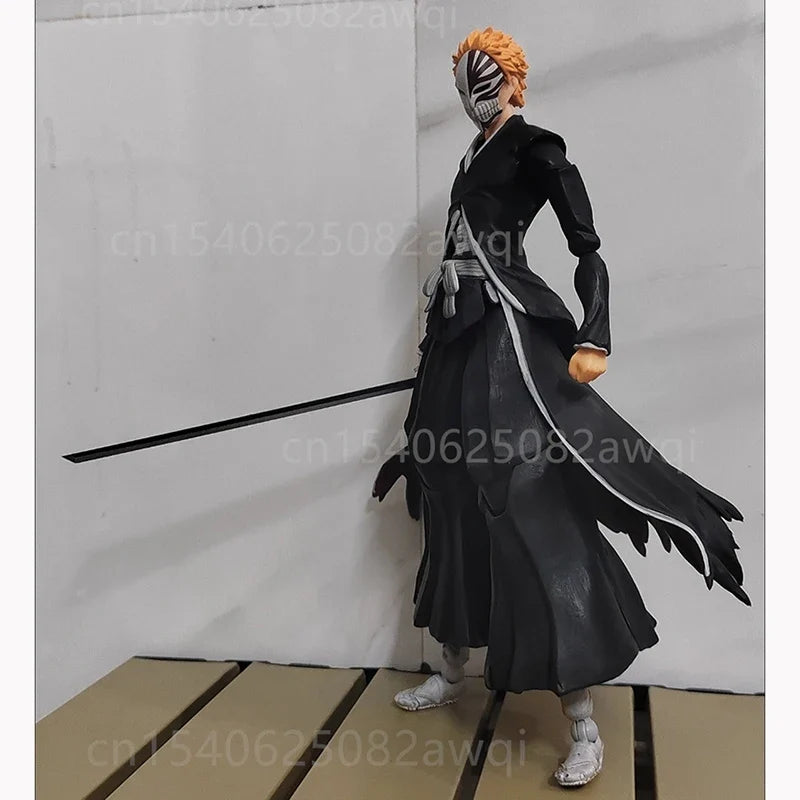 PLAY ARTS BLEACH Kurosaki ichigo Action Figure Quare Enix 25cm Model Toys Japanese Classic Anime Ichigo Kurosaki Model Toys