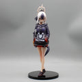 26cm Games Toys Blue Archive Kayoko Figure Hooded Sweatshirt Kayoko Onikata Figure Beautiful Girl Figurine Anime PVC Toys Gifts