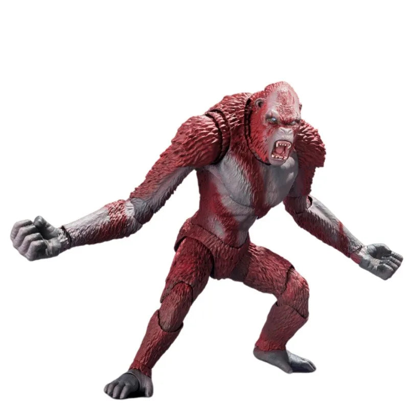 In-Stock BANDAI Genuine Godzilla Vs Kong: The New Empire Anime Figure SHM THE SKAR KING Finished Goods Model Joints Movable Toy