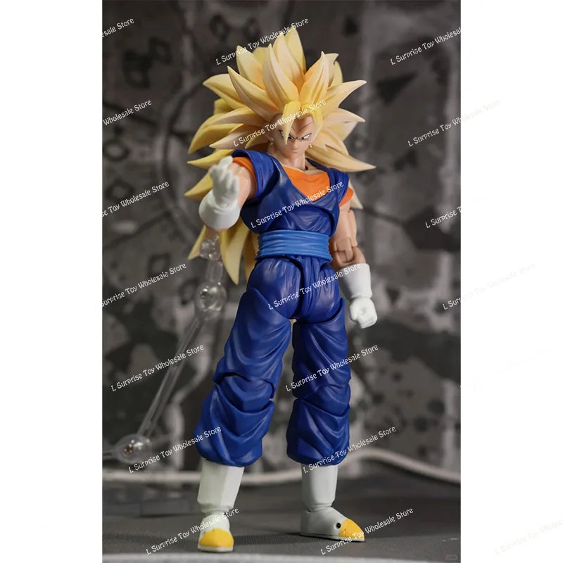 Beast Deities Kong Studio Dragon Ball Z SHF Super Saiyan 3 SSJ 3 Son Goku Vegito Vegetto Anime Action Figures Models Gifts Toys