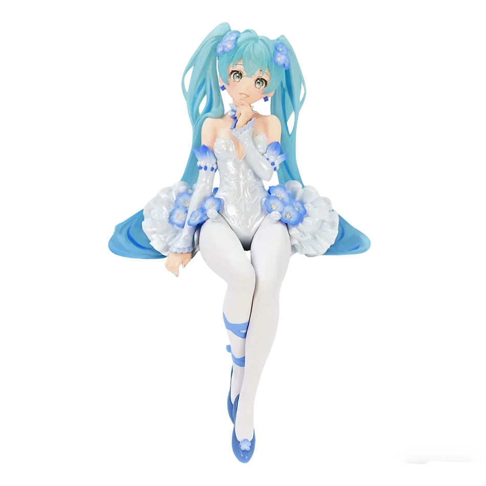 New Hatsune Miku Anime figure Flower Fairy Sailor Suit Sitting Position PVC Action Figure Model Toy Decoration Collect Gifts