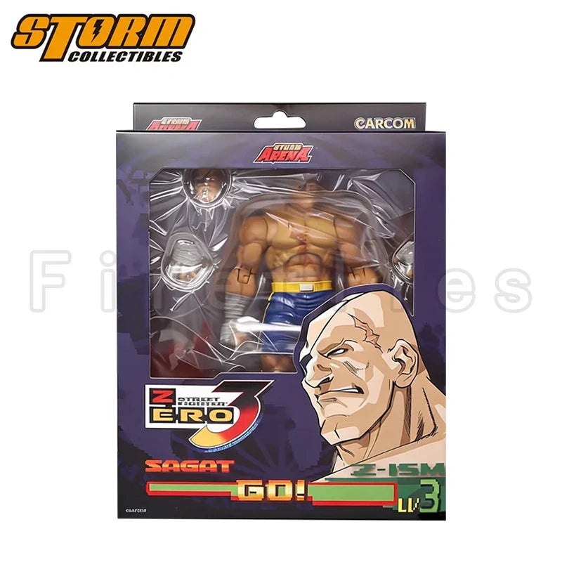 1/12 Storm Toys Collectibles Action Figure Street Fighter Zero 3 Storm Arena Sagat Model For Gift
