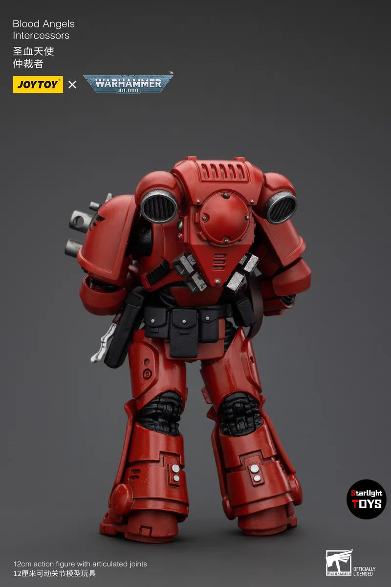 JOYTOY 1/18 Action Figure Warhammer 40K Intercessors UItramarines Space Wolves Lmperial Fists Blood Angels Toys Model Gifts