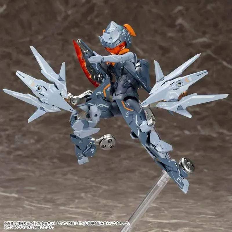 Kotobukiya Megami Device Model Kit Sol Hornet Road Runner Low Cisibility Anime Figure Mobile Suit Girl Action Figures Toys